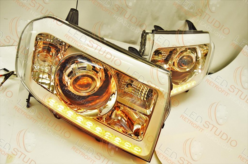 Светодиодные Bi Led фары Honda Pilot 08-